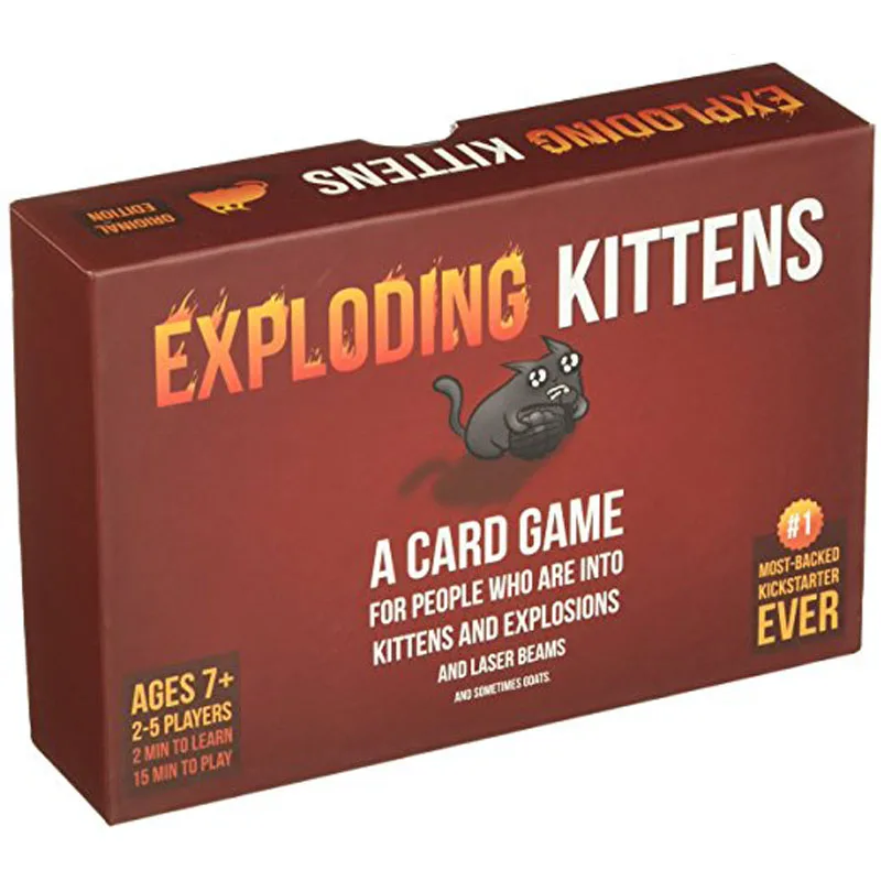 

Exploding Kittens Card Game for 2-5 Players Expansion Bundle Game for Home Party Family Fun Board Game explosing kittens