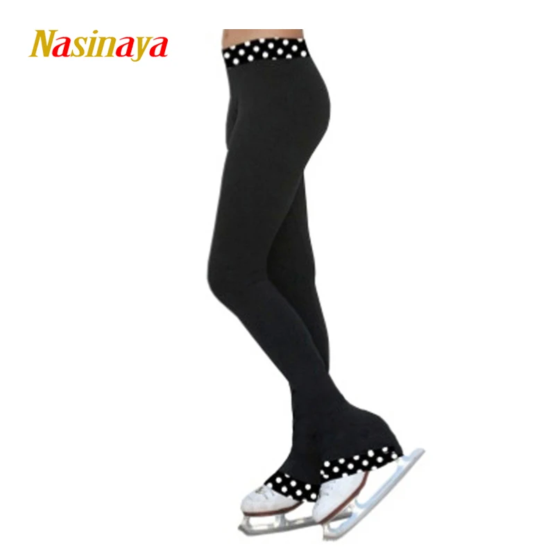 

Customized Figure Skating pants long trousers for Girl Women Training Competition Patinaje Ice Skating Warm Fleece Gymnastics 13