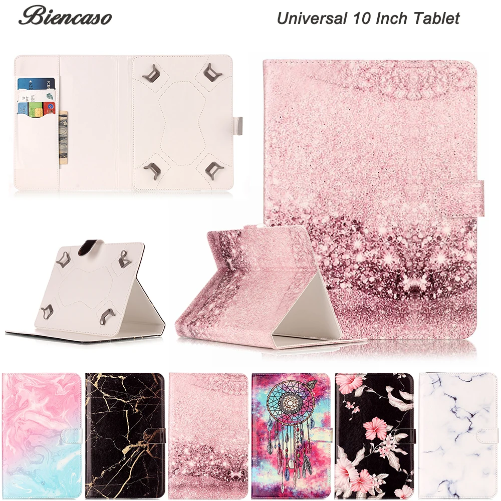 

Universal 10 Inch Tablet Cover Marble PU Leather Magnetic Flip Case For Huawei Lenovo Samsung Asus iPad Toshiba Tablet B08