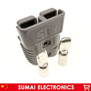 

Original New SMH 2P 175A 600V Power Connector Battery Plug,male&female UPS Connectors kits For forklift electrocar,Grey color