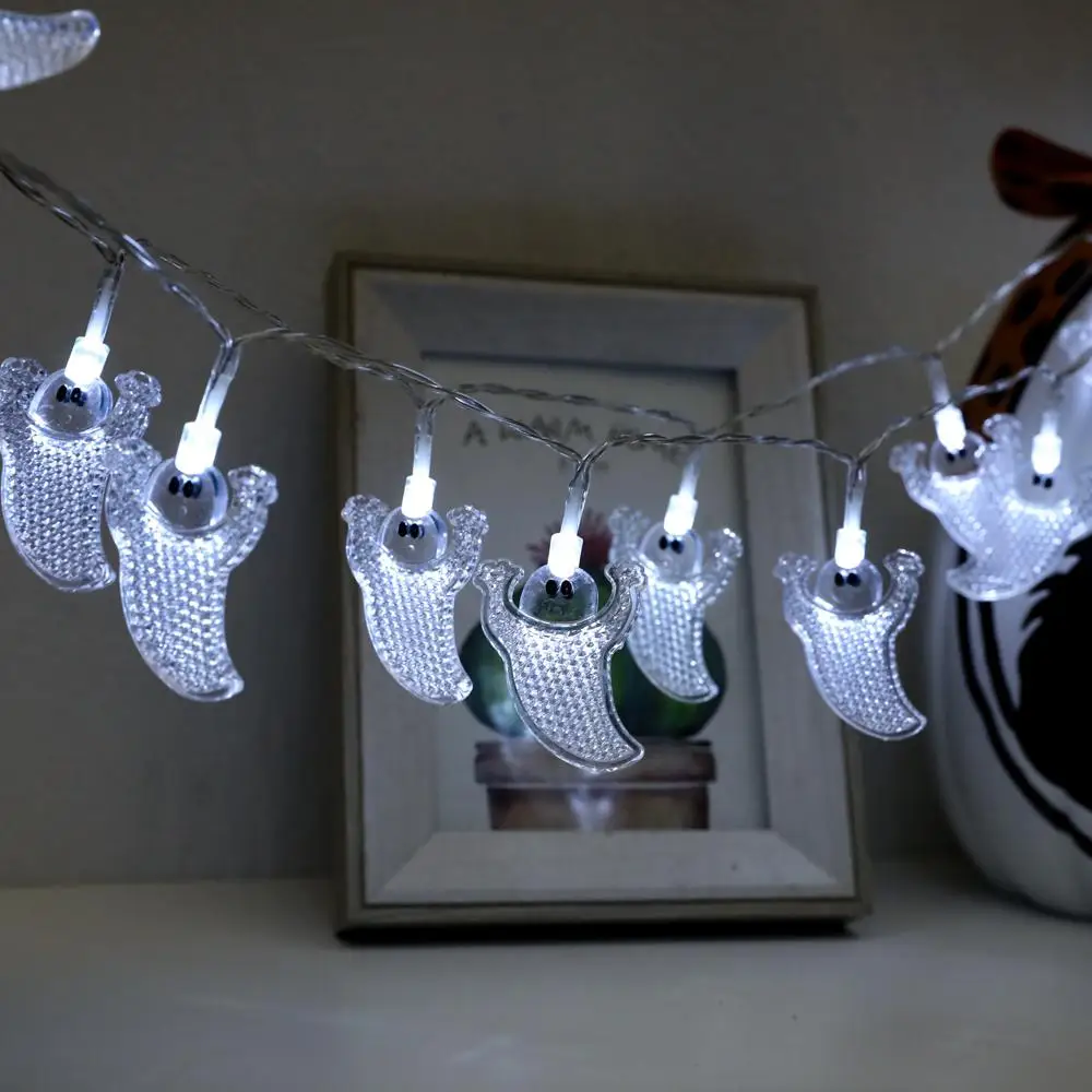 

HobbyLane LED Small Ghost Shape String Light for Halloween Christmas Party Outdoor Decorations Holiday Decor Lights