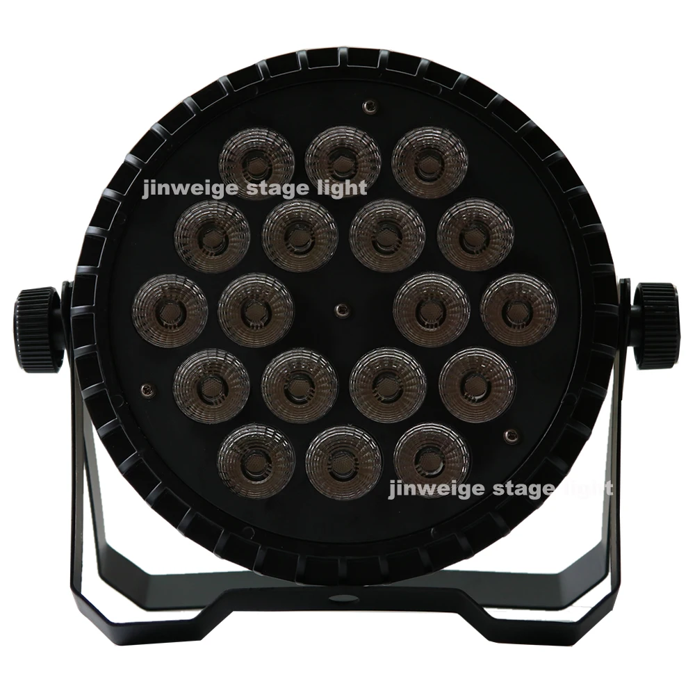 Бесплатная доставка Алюминий Чехол 18x10 Вт 4IN1 RGBW Led Par Светильник s DMX 8CH лампы для