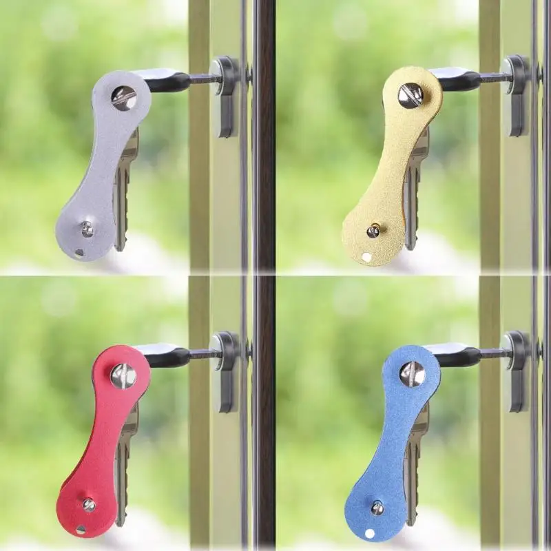 

Portable Smart Key Holder Organizer Clip Flexible Keys Wallet Keychain Ring Pocket Tool Outdoor Multi Tools