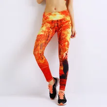 New Design Sporting Leggings Women Maple Leaf Grizzly 3D Printed Leggins Harajuku Adventure Time Workout Push Up Fitness Pants