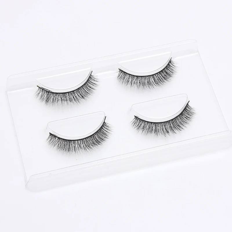 LEHUAMAO 2 Pairs 3D Mink Lashes Natural Long False Eyelashes Dramatic Volume Fake Lashes Makeup Eyelash Extension Silk Eyelashes LEHUAMAO 2 Pairs 3D Mink Lashes Natural Long False Eyelashes Dramatic Volume Fake Lashes Makeup Eyelash Extension Silk Eyelashes