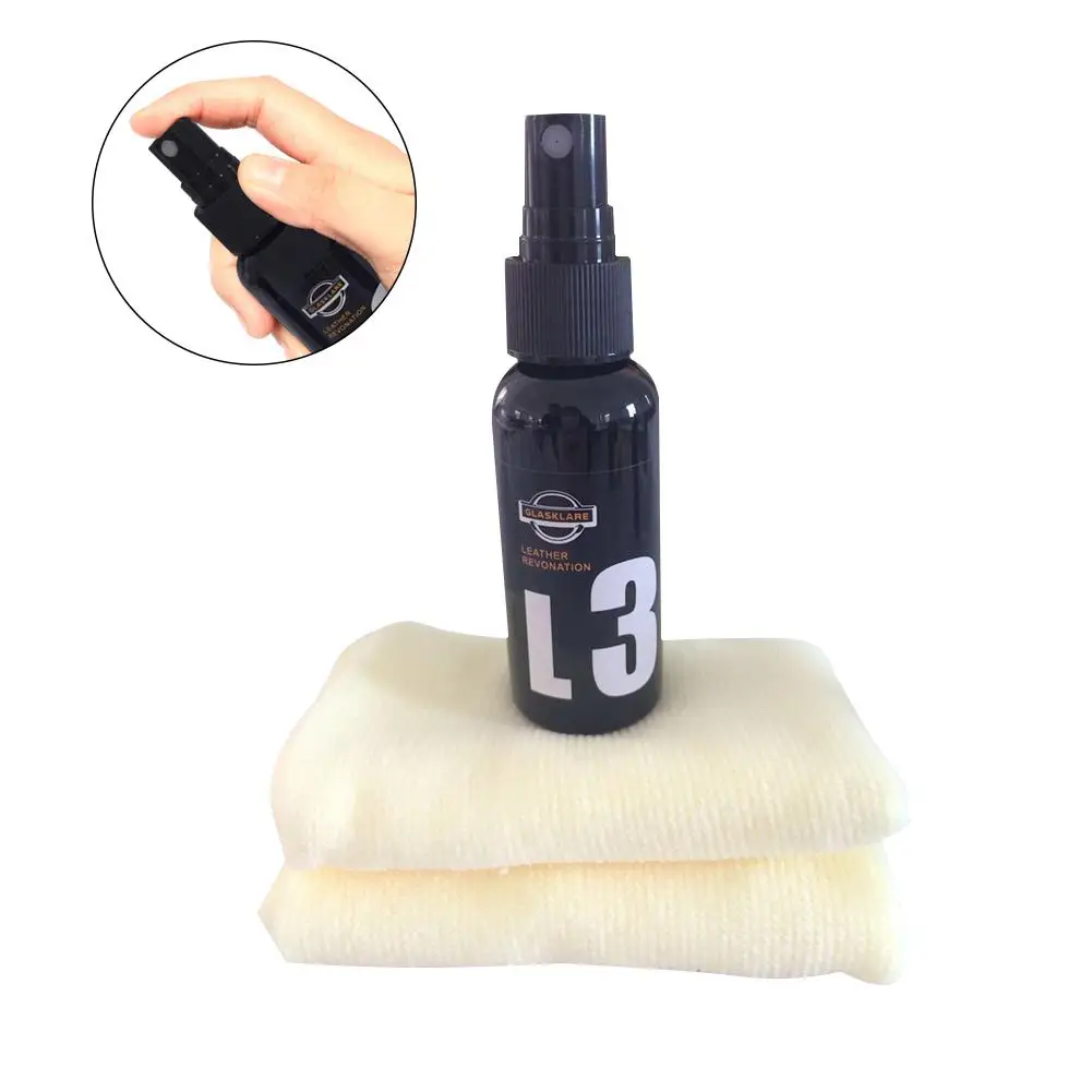 Car 50ml Retreading Agent Interior Leather Maintenance Cleaner Refurbisher Agent Leather Plastic Auto Accessories Care Leather