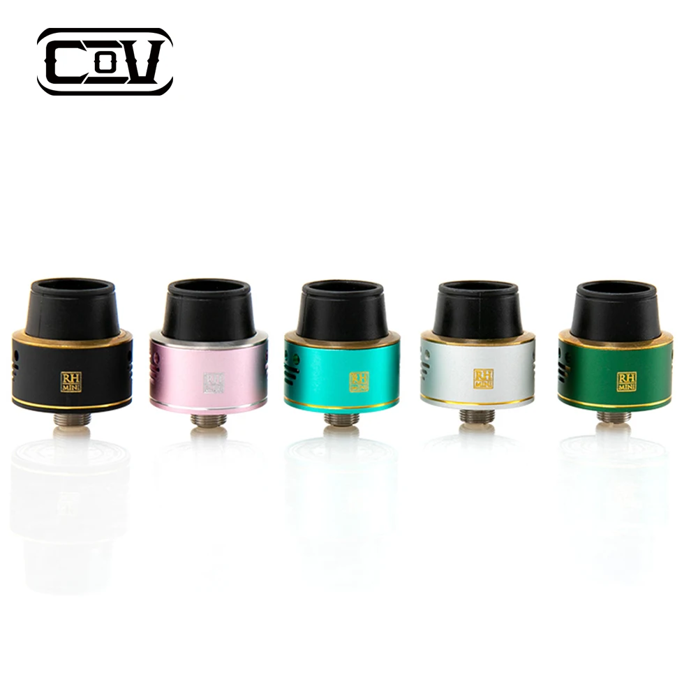 

Electronic cigarette atomizer COV Royal Hunter Mini RDA 22mm Atomizer Tank 2.5ml capacity with two negative/positive post