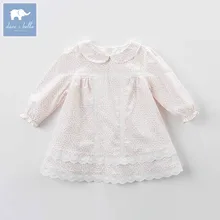 Dave bella/DBM7139; весеннее платье принцессы для маленьких девочек; модное праздничное платье с цветочным рисунком для дня рождения; одежда для малышей