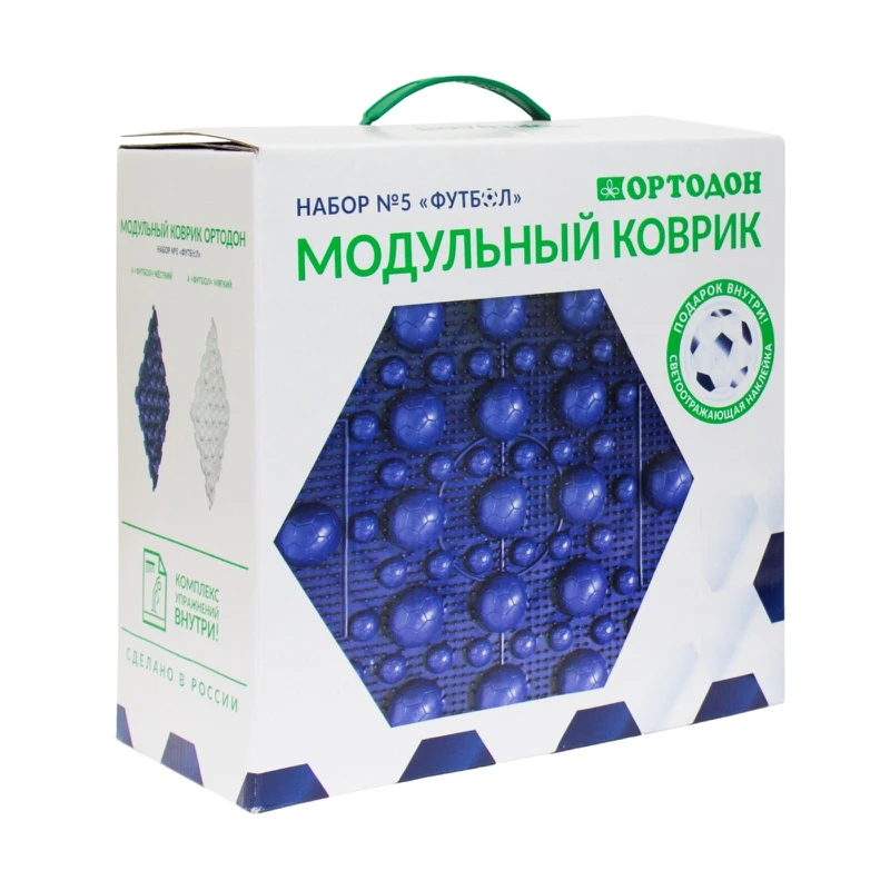Детский массажный коврик ОРТОДОН, набор Футбол