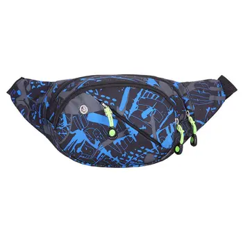 

leisure sports male version of the wave of tide women outdoor multi - functional waist bag