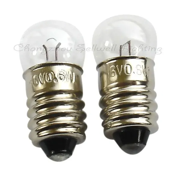 

E10 G11 6v 0.6w Miniature Lamp Light Bulb A052