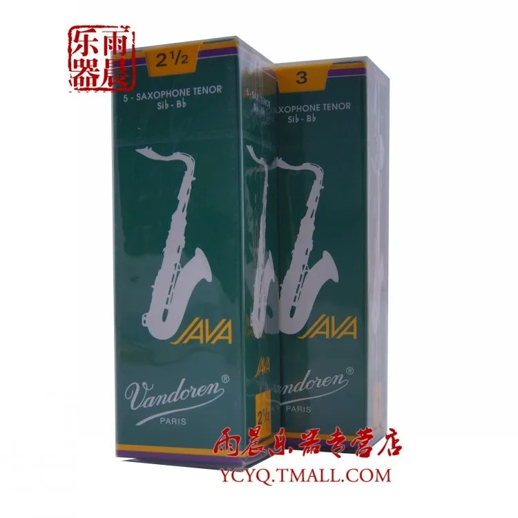 Vandoren saxphone reeds зеленая коробка твердость 2,5-3,5 профессиональные Tenor reeds