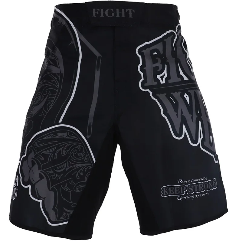 Мужские новые MMA Fight спортивные стоячие шорты UFC Комплексная тренировки по борьбе шорты для фитнеса Jiu Jitsu шорты для мужчин