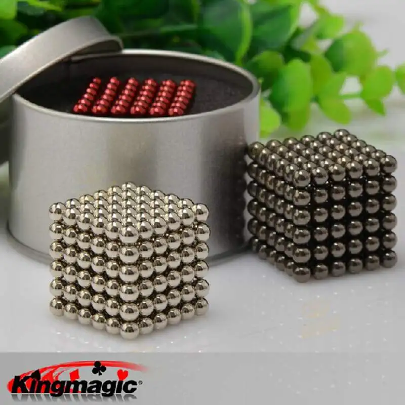 

Super Magnet Blocks 3mm 4mm 5mm Magnetic balls Ndfeb Strong Power Magnets Neo Cube Funny Toys Metal box Package