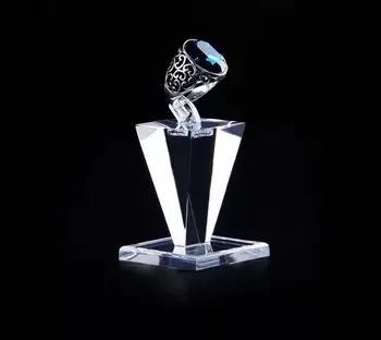 

New Acrylic Ring Display Holder Frosted, Clear, Black Ring Display Showcase Rings Display Stand Acrylic Ring Display Stand