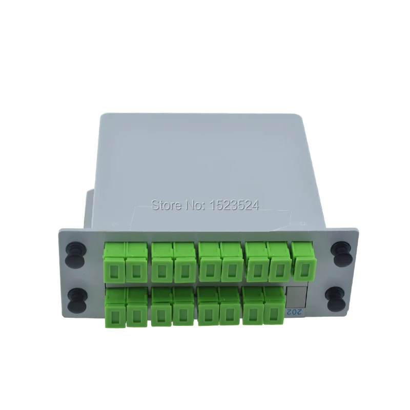 Free Shipping 1x16 LGX Box Cassette Card Inserting SC APC PLC splitter Module 1 16 16