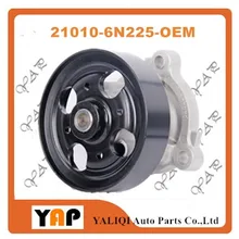 Двигатель водяной насос для FITNISSAN X-TRAIL PRIMERA SERENA ALTIMA T31 T30 J31 C24 QR25DE QR20DE 2.0L 2.5L 21010-6N225 2001-2008