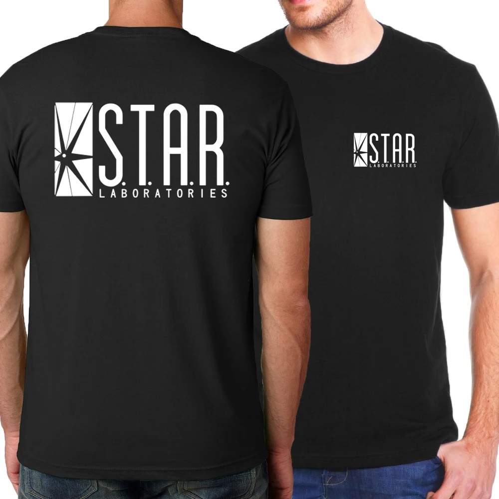 The Flash Star S.T.A.R. Labs Men T Shirts 2019 Summer Hot Hip Hop ...