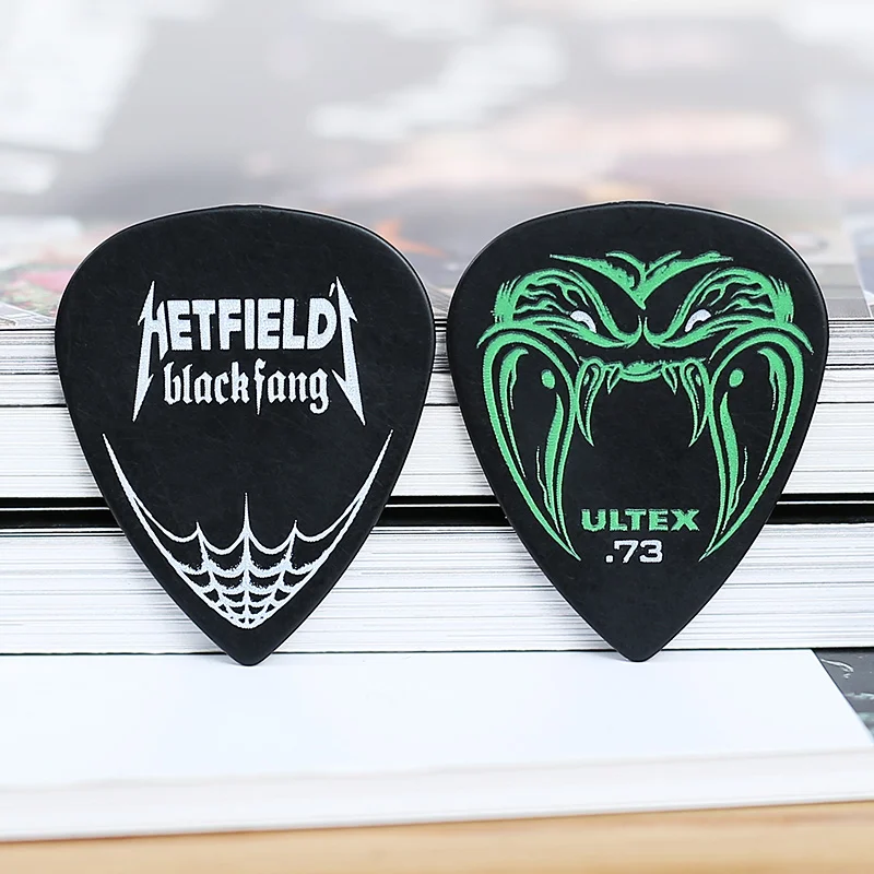 1 шт. медиаторы для гитары Dunlop James Hetfield Signature Black Fang медиатор из Ultex материал для гитары запчасти медиаторы