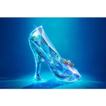 Обувь с кристаллами, квадратная Алмазная вышивка, 5D, сделай сам, роспись бриллиантовыми стразами, на заказ, мозаика, вышивка крестиком Y1068