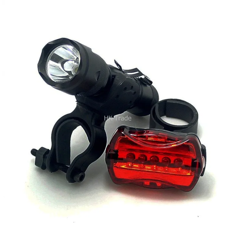 

Bike Light WF- 502B Flashlight 5 Mode 2000 Lumens CREE XM-L T6 LED Flashlight Waterproof High+LED Rear light +Bike Holder