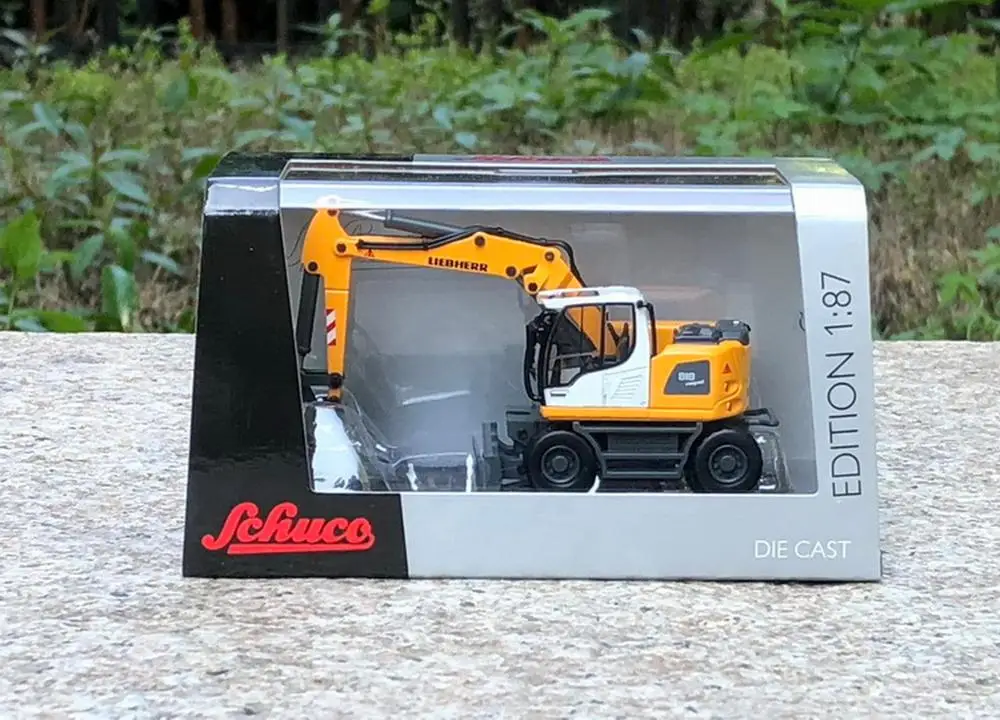 Schuco 1/87 Хо LIEBHERR A 918 мобильный литой экскаватор модель автомобиля|Наземный