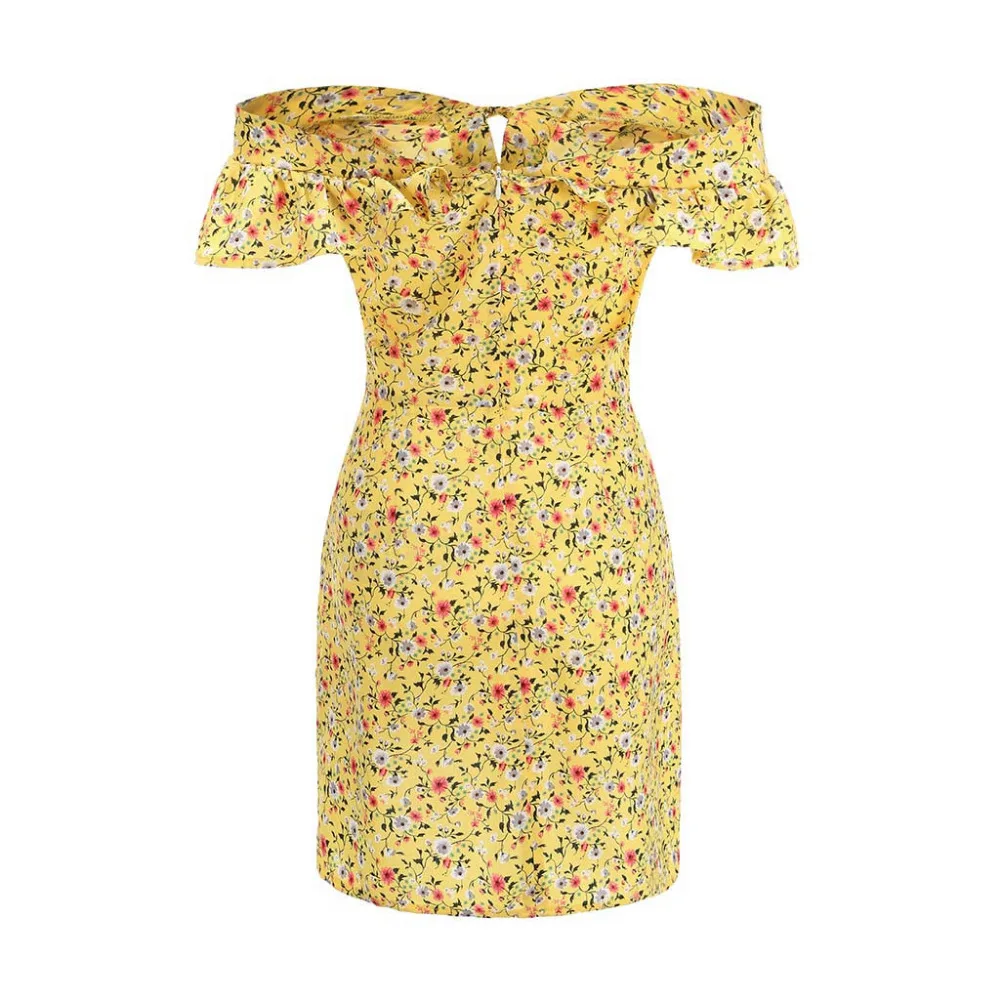 2019 women's sexy floral print strapless sexy beach dress long summer pretty beach dress cover up sports dress plus size 40J10 (10)