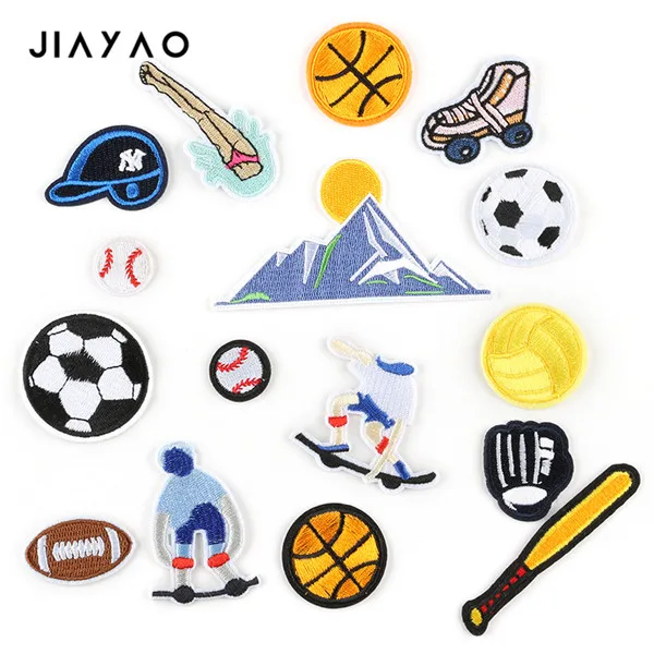 

Cartoon Football Skateboard Series Patch Sewing Iron Garment Accessories Patch Bags Clothes Stickers