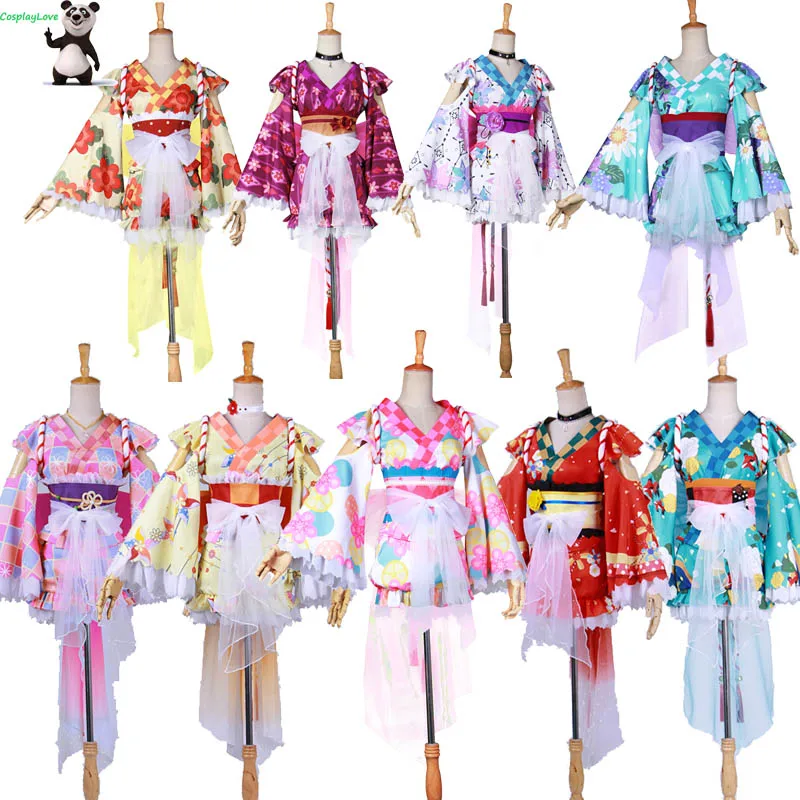 

Lovelive Sunshine Aqours All Members Sakurau Takami Chika Cosplay Costume Summer Swimwear Bathing Awakening Dress Customized