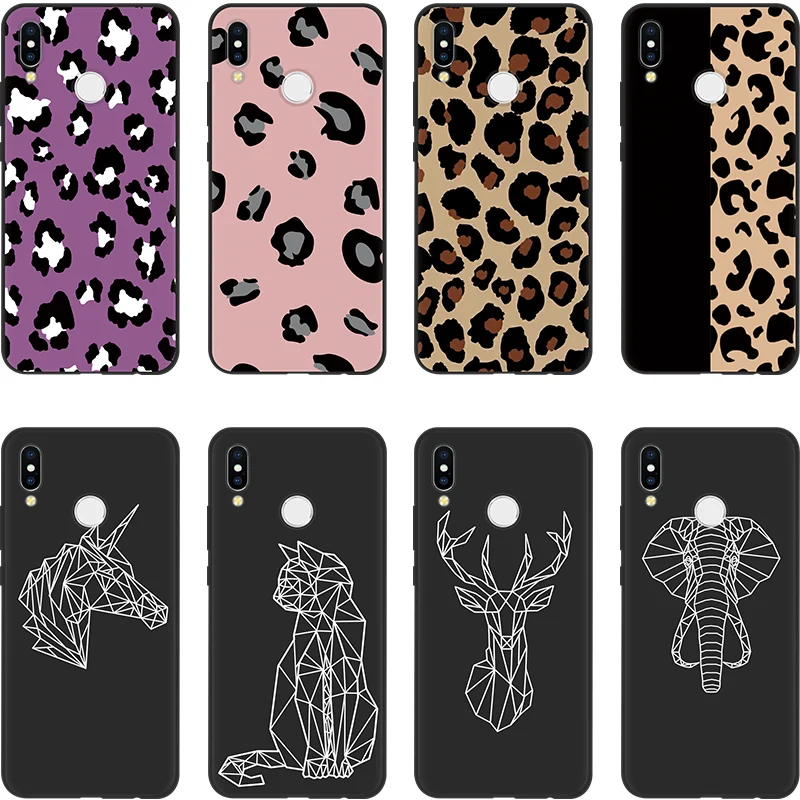 

Animal TPU Matte Cover For Honor 8X 7A Pro 9 10 Lite For Huawei P Smart 2019 Mate 10 20 P8 P9 P10 P20 P30 Nova 3 3i Leopard Case