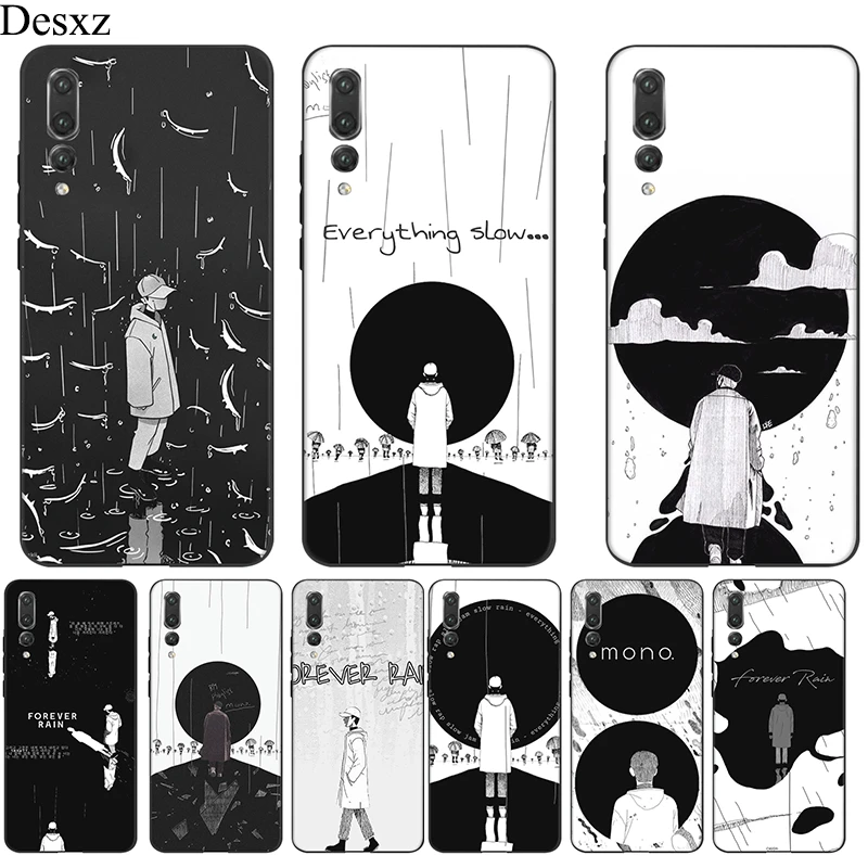 

Desxz Silicone Mobile Phone Case For Honor Note 10 6A 7A 7X 8 8X 8C 9 Lite Cover RM Mono Bag