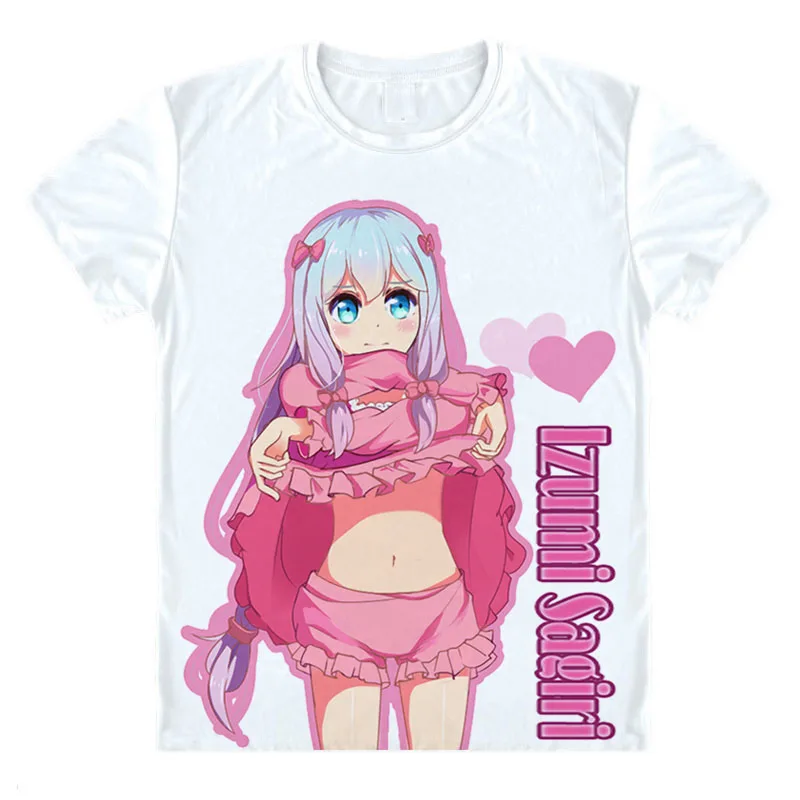 

Eromanga Sensei Izumi Sagiri T Shirt Yamada Elf T-shirt Beauty Printed Cosplay Costume Casual Anime Fashion Men Women Tee Shirt