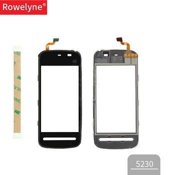 

Touch Screen For Nokia 5228 5230 5232 5233 5235 5236 N5230 TouchScreen Sensor Digitizer Glass Lens Front Panel Black White
