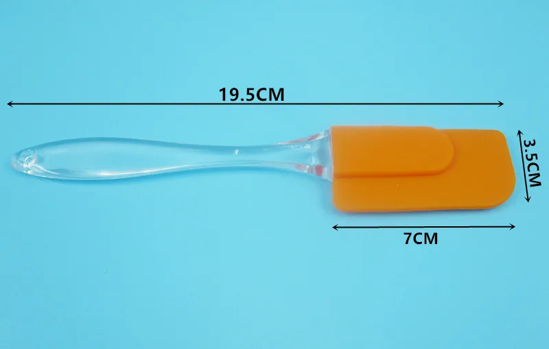 1 шт. Новый Популярный силиконовый шпатель для крема торта скребок масла кухонная