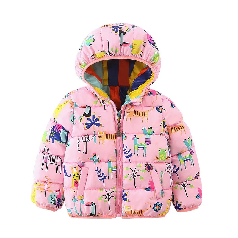 COOTELILI  Children Outerwear Coat Winter Baby Boys Girls Jackets Coat Infant Warm Baby Parkas Thick Kids Hooded Clothes (11)
