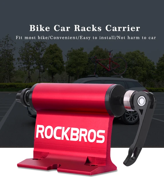 ROCKBROS Bike Bicycle Car Rack Carrier Quick release Alloy Fork Bicycle Block Mount Rack For MTB Road Bike Bicycle Accessories