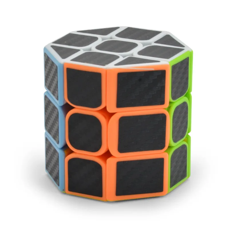 Lefun 3 Layers Square Cylinder Magic Cube 5.7 cm Puzzle Cube for Children Adults 