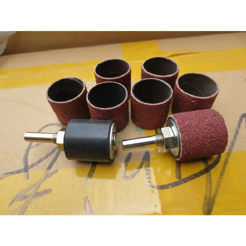 6mm Shank 80 600 Grit Mini Drill Polishing Abrasive Paper Sand Ring