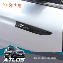 Автомобильная дверь боковое крыло эмблема значок наклейки отделка гарнир стиль для Geely Atlas Boyue Emgrand NL-3 Proton X70