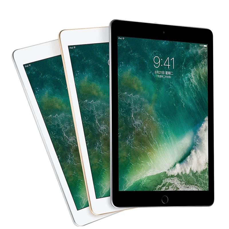 2017 модель Apple iPad 9 7 дюймов планшеты Pc 32G/128G retina дисплей 64 бит A9 чип 10 часов батарея HD