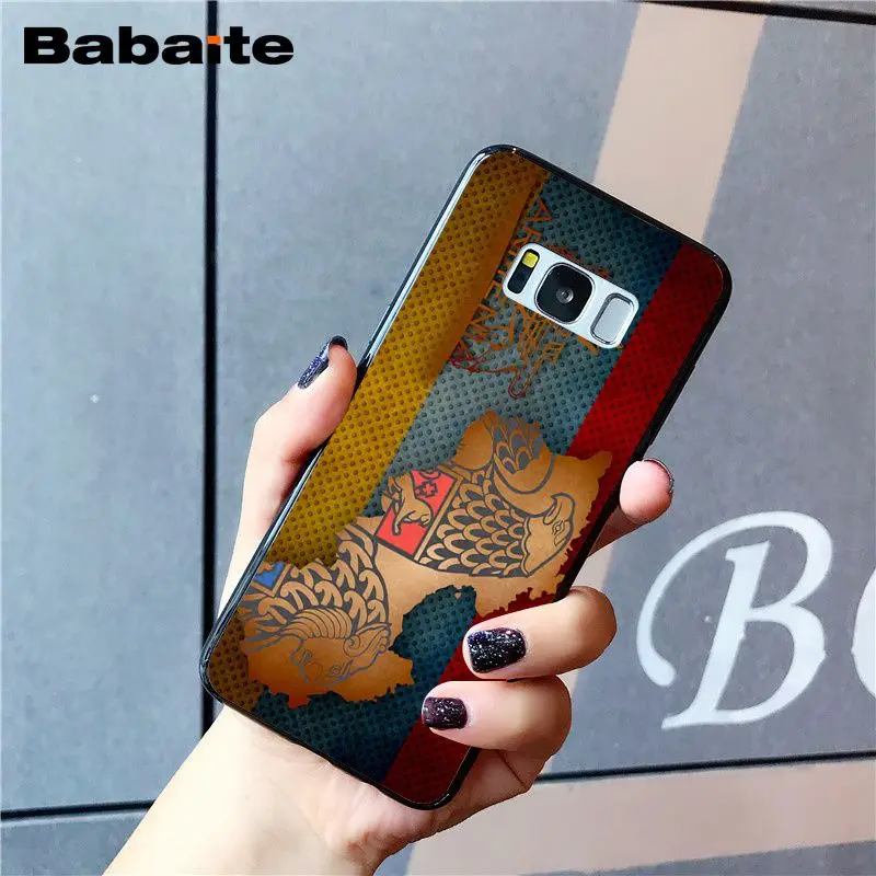 Babaite Armenia Albania флаг России герб чехол для телефона samsung Galaxy S8 S7 edge S10 S10E S10lite S9plus S5 M10 20 - Цвет: A2