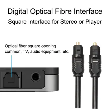 

Digital Optical Fiber Audio Cable Flexible Plug-and-play Connector Cord For Television Computer Digital Camera