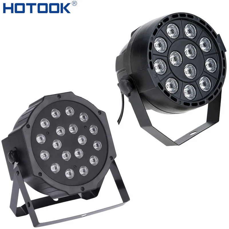 Kopen RGB RGBW LED Par Podium Verlichting met DMX Master Slave Sound geactiveerd voor DJ Party Disco 220 V 120 V Power plug Gratis Verzending
