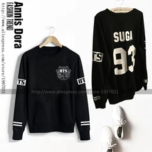 KPOP Bangtan мальчики Рэп монстр V J-надеюсь Джин СУГА ЦЗИМИНЬ Jungkook же стиль имя на день рождения номер A.R.M.Y пуловеры свитер