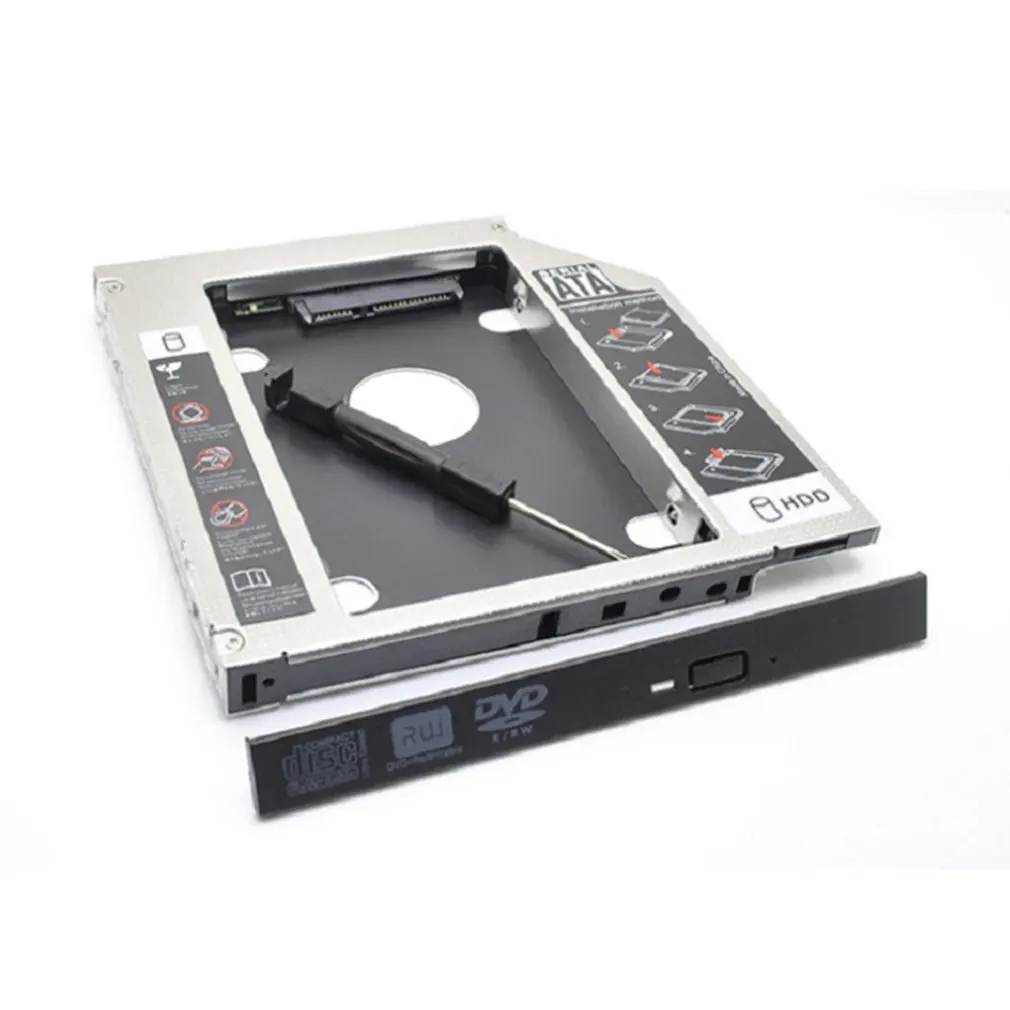 SATA 2nd HDD HD жесткий диск Caddy чехол для 9,5 мм Универсальный ноутбук CD/DVD-ROM