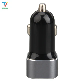 

100pcs/lot Square Car Cigarette Lighter Charging Head Plug Converter USB for Huawei Samsung Android Mobile Tablet Universal