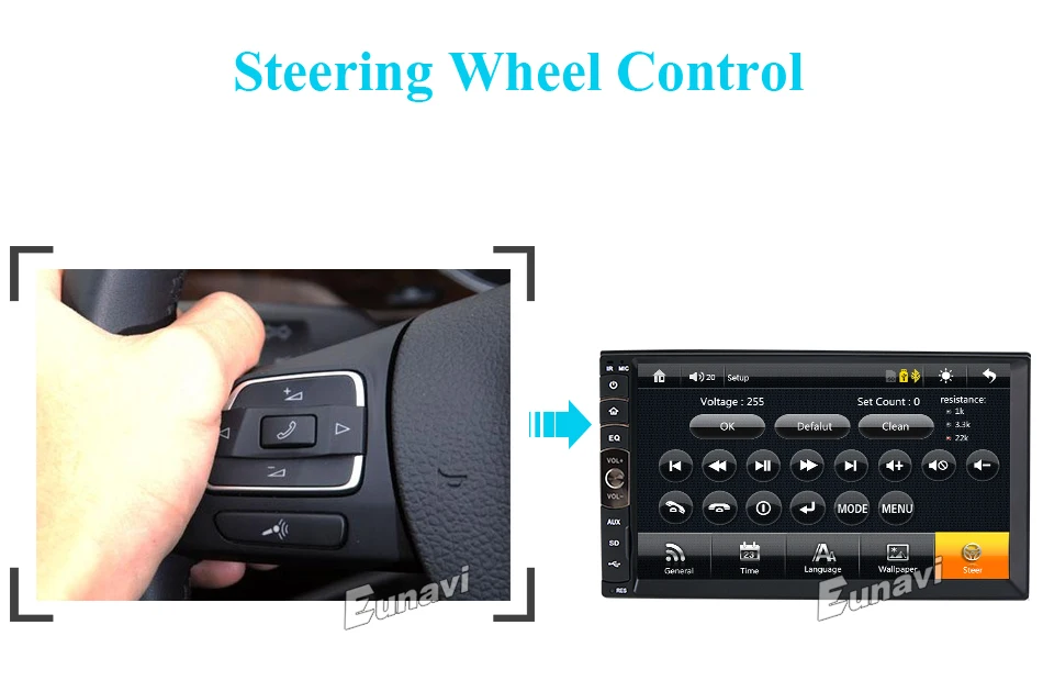 Cheap Eunavi 2 DIN Car radio / GPS / MP3 / mp5 / usb / sd / player Bluetooth Handsfree Rearview after Touch screen hd system Radio BT 9 Cheap Eunavi 2 DIN Car radio / GPS / MP3 / mp5 / usb / sd / player Bluetooth Handsfree Rearview after Touch screen hd system Radio BT 9