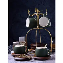 Топ-класс необожженная глина набор кофейных чашек Британский Фарфор керамический чайный набор чашки чай наборы чашек послеобеденный чай