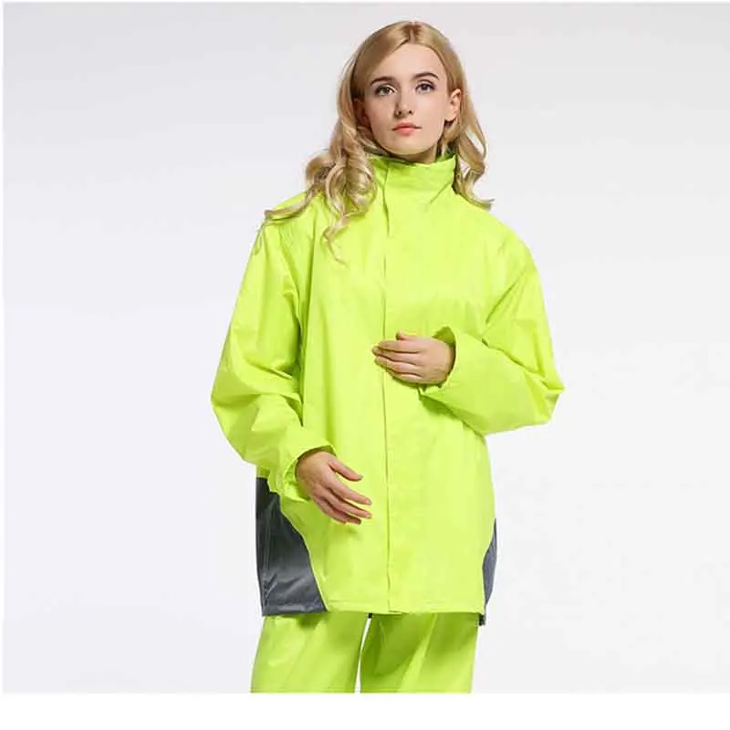 

Motorcycle new raincoat and raincoat suit overalls fashion split style women's windproof men's raincoat raincoat set