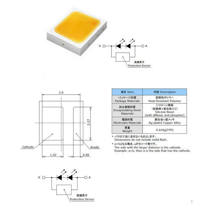 Подсветка высокой мощности LED 1 8 W 3030 3V холодный белый PT30W45 V1 TV smd led diod|3030 led|3030 smdled |